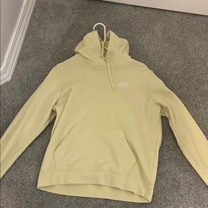 Nike Pale Yellow Pullover Hoodie